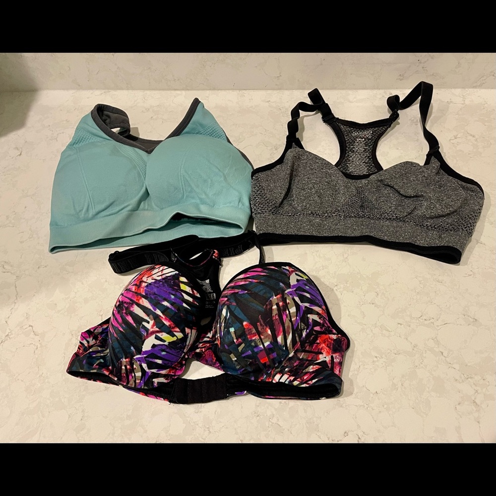 Sports Bra BUNDLE OF THREE- size small